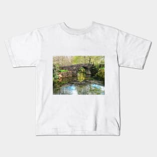 Stone Bridge and Still Water. Kids T-Shirt